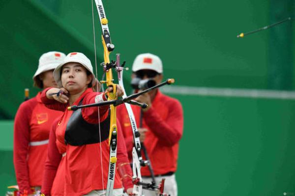 韩国选手在射箭比赛中表现出色