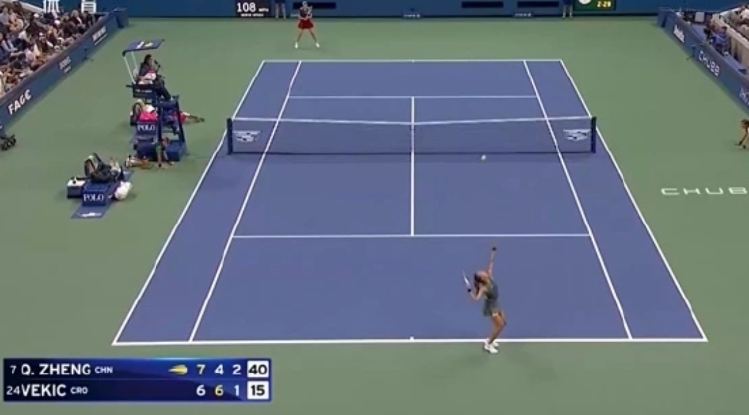 网球赛事中湖人战胜对手成功晋级