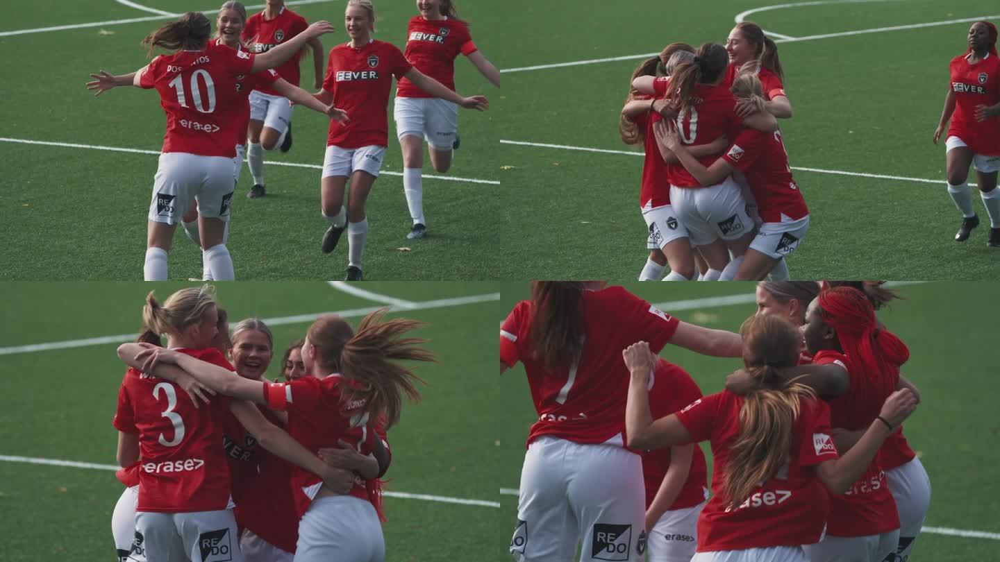 女足球员技艺精湛，斩获赛场胜利